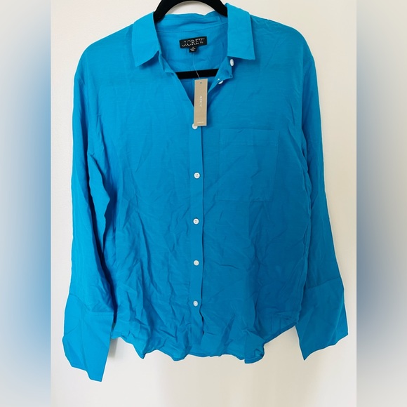 J. Crew Tops - J Crew - long sleeve button down